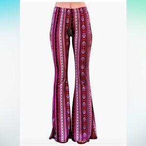 Stretchy Boho flare pants from Amazon